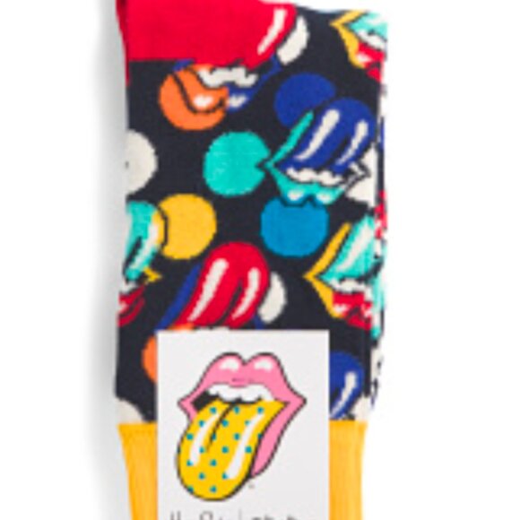 Happy Socks Rolling Stones Men's Size 8-12 - Picture 1 of 3